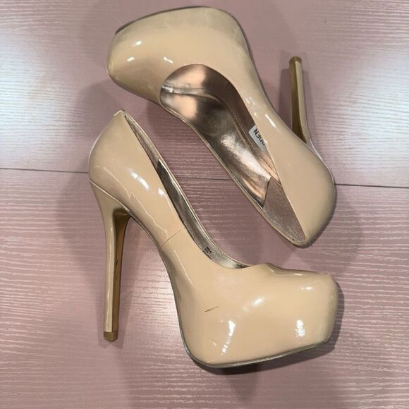 Steve Madden Mila Nude Platform Stiletto Size 6.5 - Picture 4 of 6